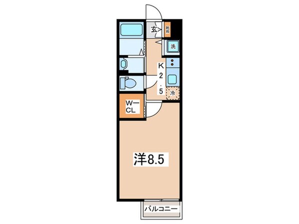 ＳＫＳＡＭハイツの物件間取画像